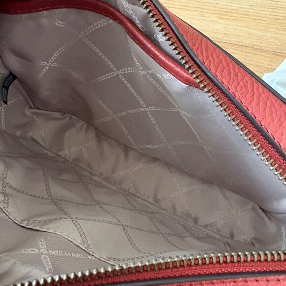 MICHAEL Michael Kors Jet Set Crossbody Leather Purse Terracotta Multi NWT - Picture 6 of 8